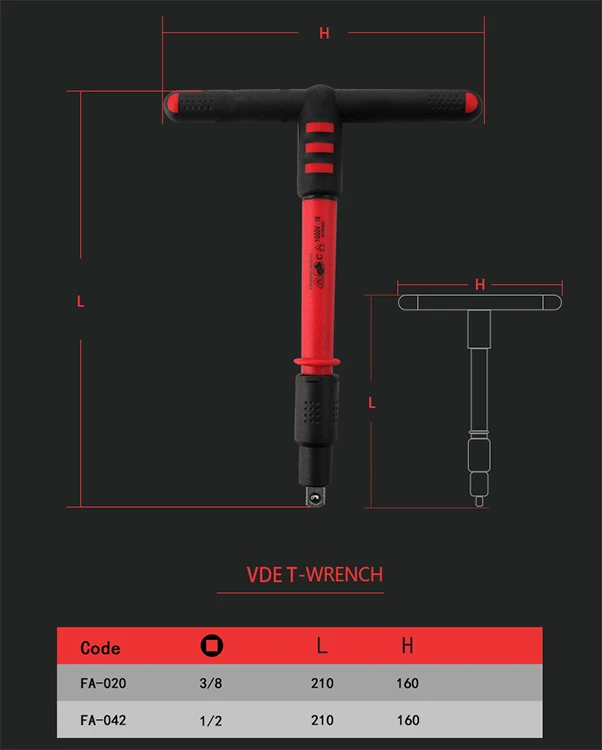 1000V-VDE-Insulated-T-Handle-Wrench-3